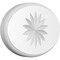 Ekena Millwork Standard Dalton Flower Rosette With Rounded Edge, 6"W x 4"H x 1/2"P ROSP060X040X050DAL11 - alternate 1